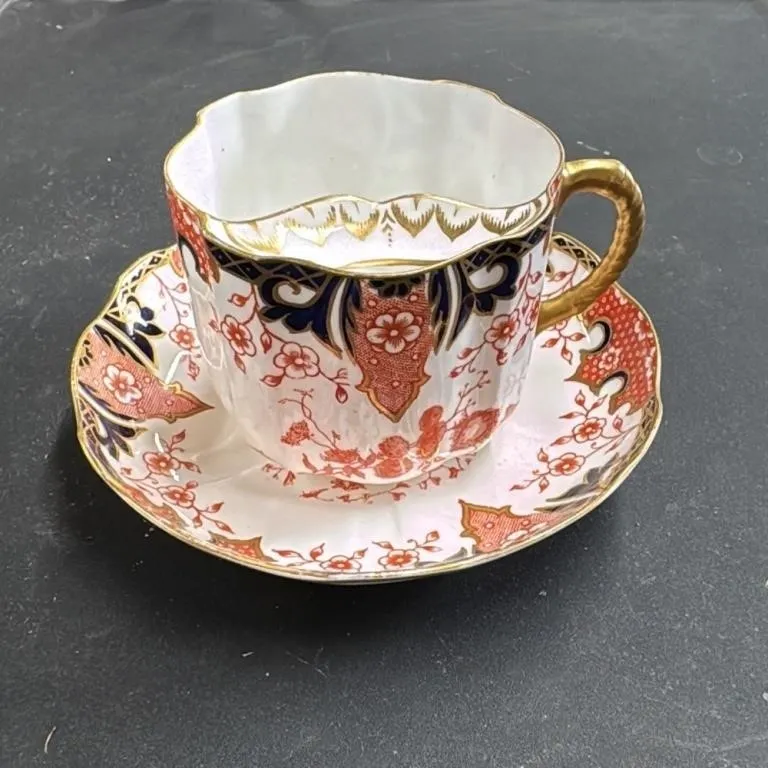 Royal Crown Derby Teacup and Saucer Set
