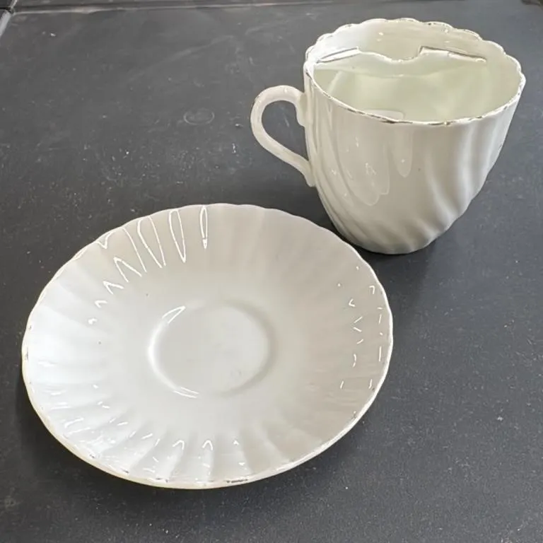 Royal Stafford Bone China Teacup and Saucer Set