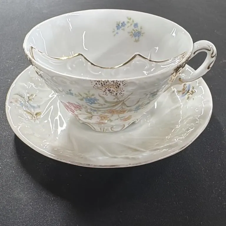Vintage C. Tielsch Germany Porcelain Mustache Cup