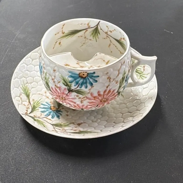 Vintage Floral Cup and Saucer Set