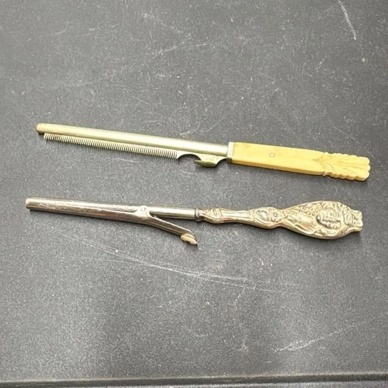 Antique Dental Tool Set - Forceps and Scaler