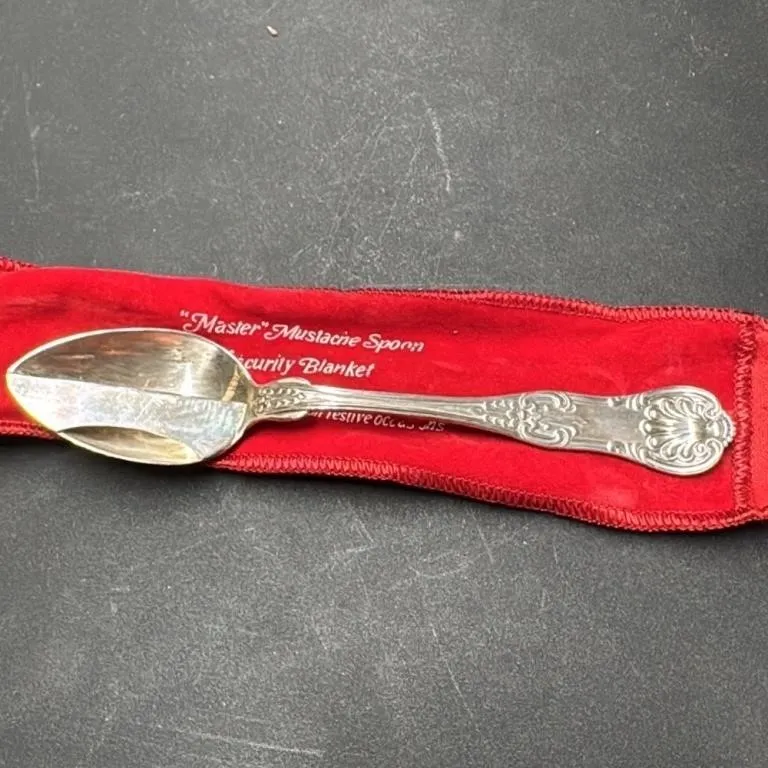 Wallace Sterling Silver "Master" Mustache Spoon