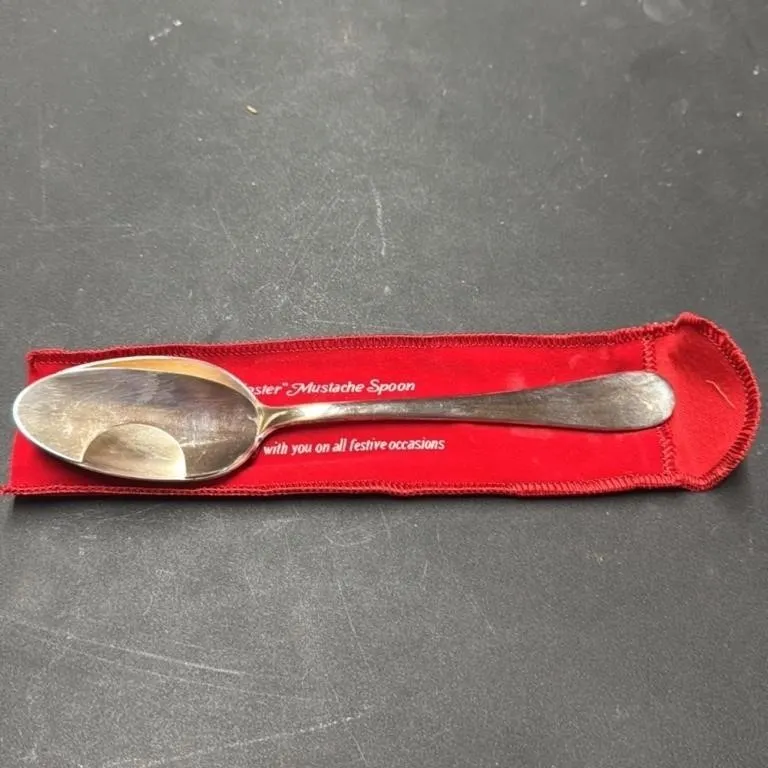 Reed & Barton Sterling Silver Mustache Spoon with