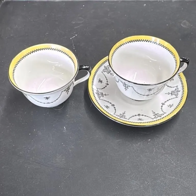 Royal Albert Crown China England Tea Cup and Sauce