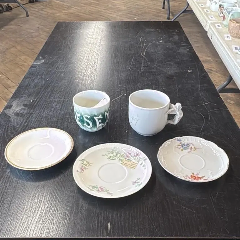 Vintage Ceramic Cup and Saucer Set