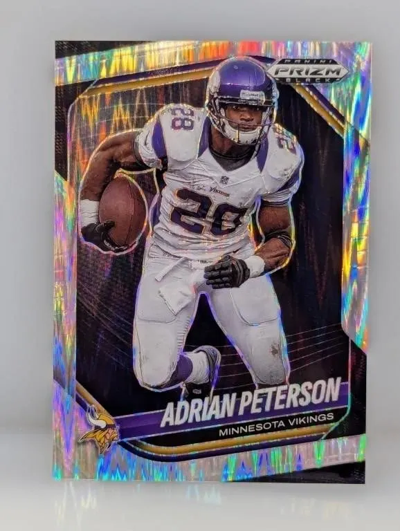 Peterson 2025 Prizm Black Skewed Prizm Vikings/249