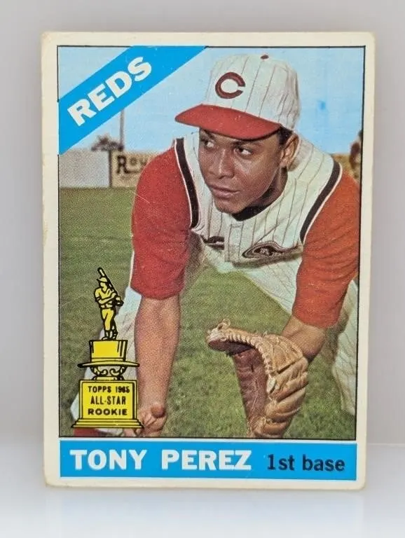1966 Topps Tony Perez RC #72 Crease/Edges/Indents