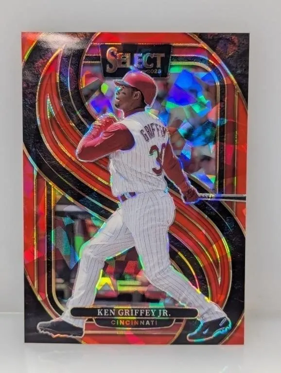 2025 Select Red Cracked Ice /199 Ken Griffey Jr