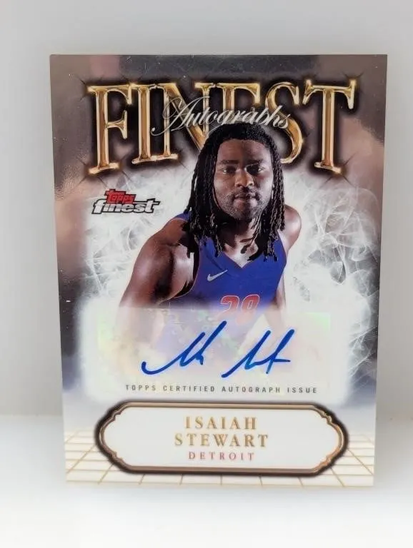 2024 Topps Finest Isaiah Stewart Finest Auto