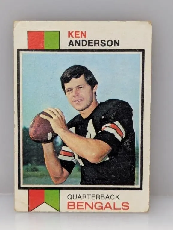 1973 Topps Football Ken Anderson RC #34 S/W