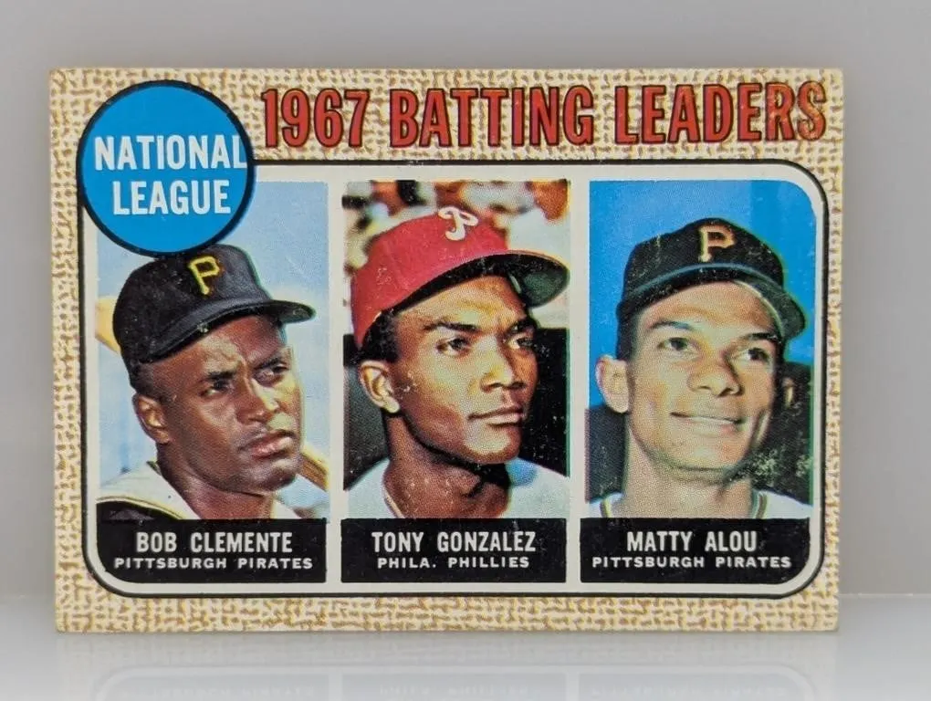 1967 Topps Batting Leaders Clemente #1