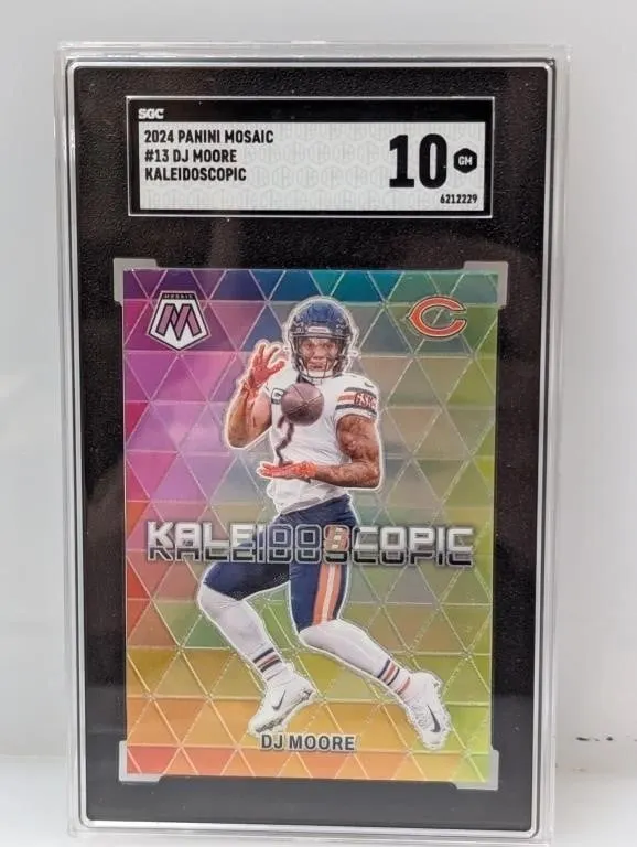 DJ Moore 2024 Mosaic Chicago Bears SSP #13 SGC 10