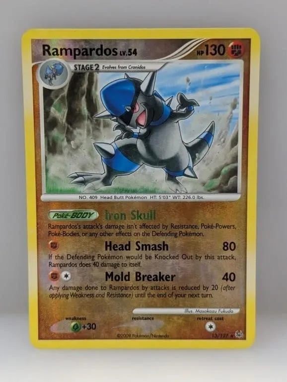Pok�mon 2009 Rampardos 13 Platinum Reverse Holo S