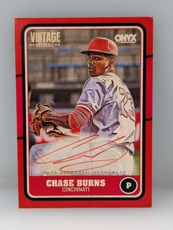 2025 Onyx Vintage Chase Burns Auto Red Ink /25