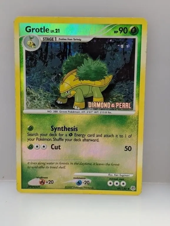 Pok�mon 2007 Grotle 49 Promo Reverse Holo I/E