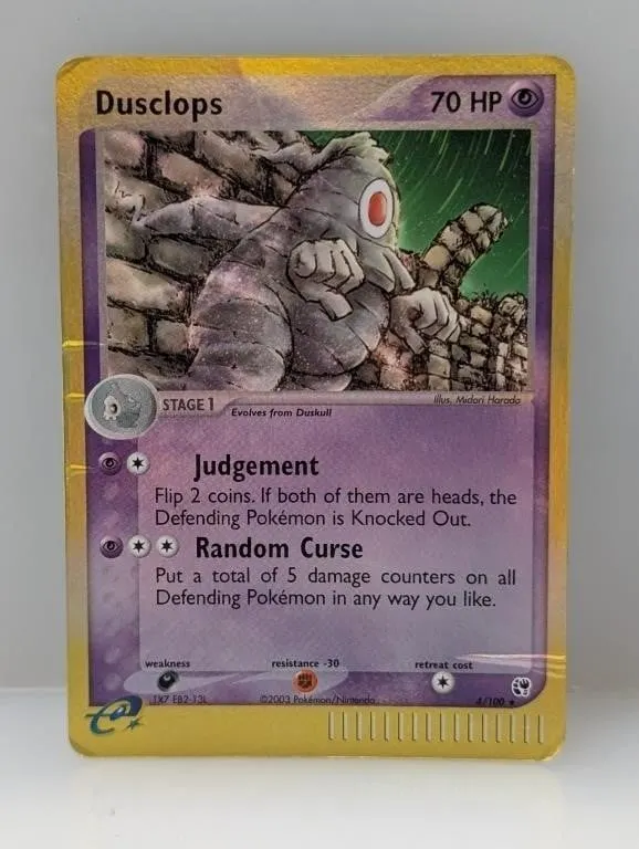 Pok�mon 2003 Dusclops 47 EX Reverse Holo DMG