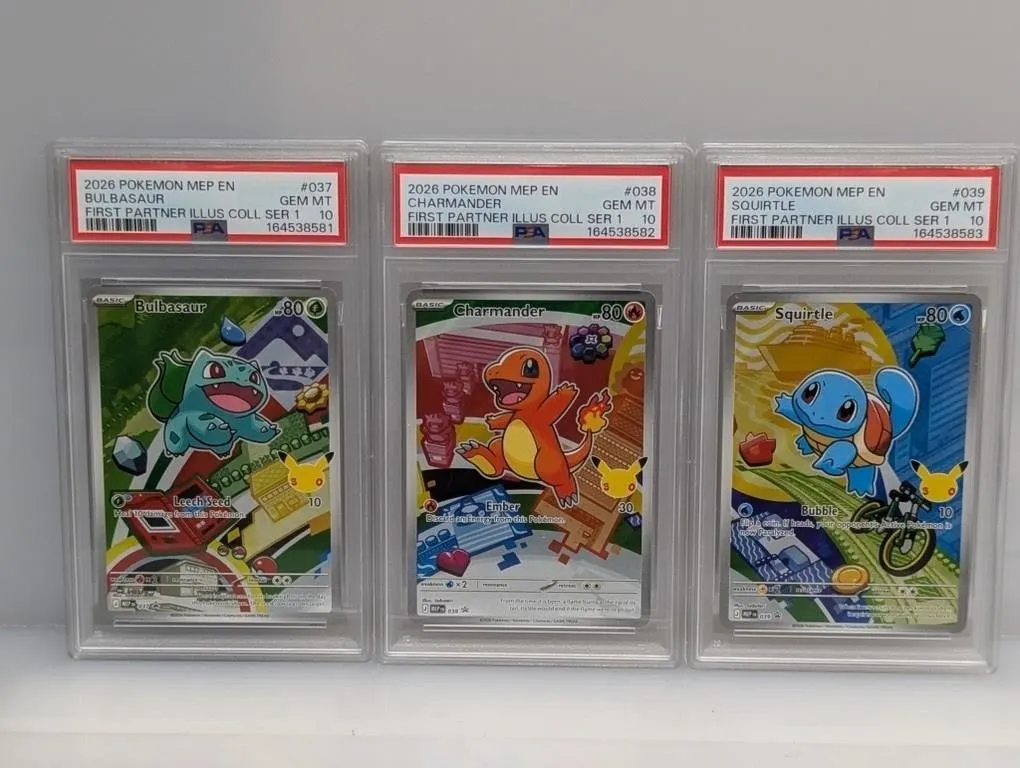 Pok�mon PSA 10 Sequential Kanto Set