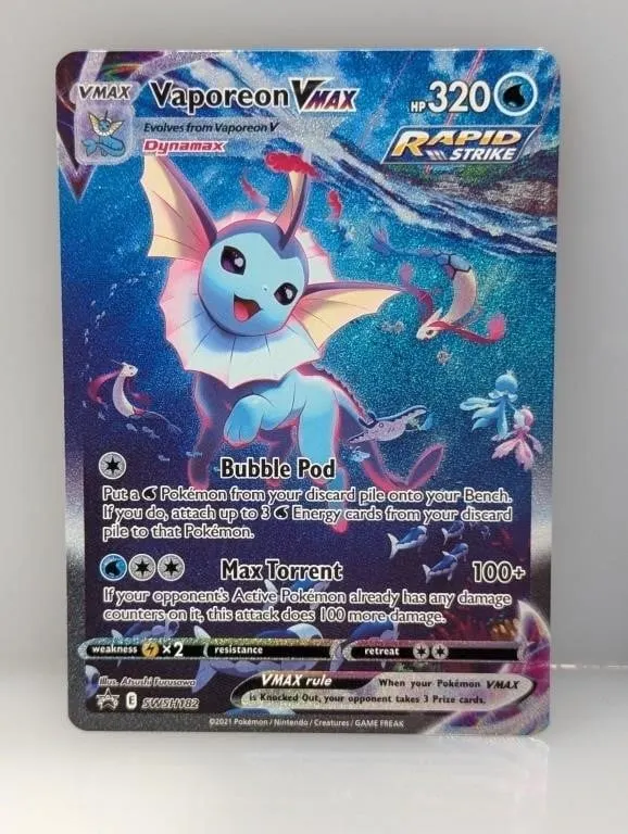 2021 Pokemon Vaporeon VMAX