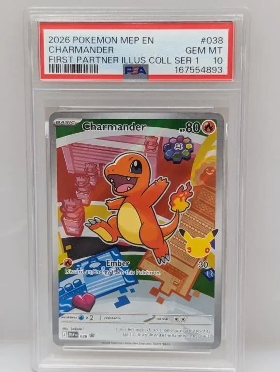 Pok�mon PSA 10 Charmander