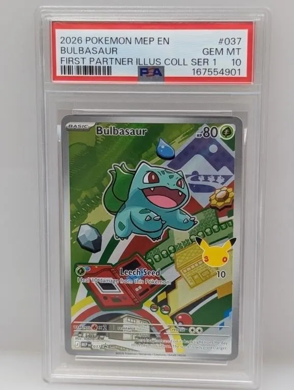 Pok�mon PSA 10 Bulbasaur