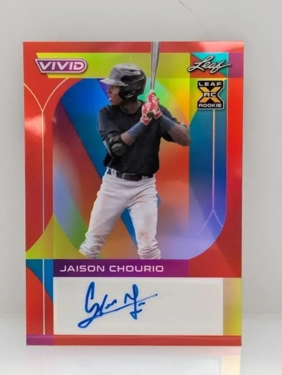 2022 Leaf Vivid Junior Chourio Rookie Auto SP /35