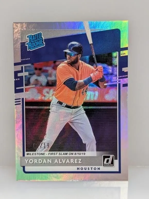 2020 Donruss Rated Rookie Yordan Alvarez #45 Edge