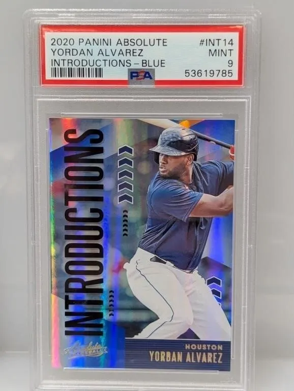 2020 Absolute - Blue Yordan Alvarez RC PSA 9
