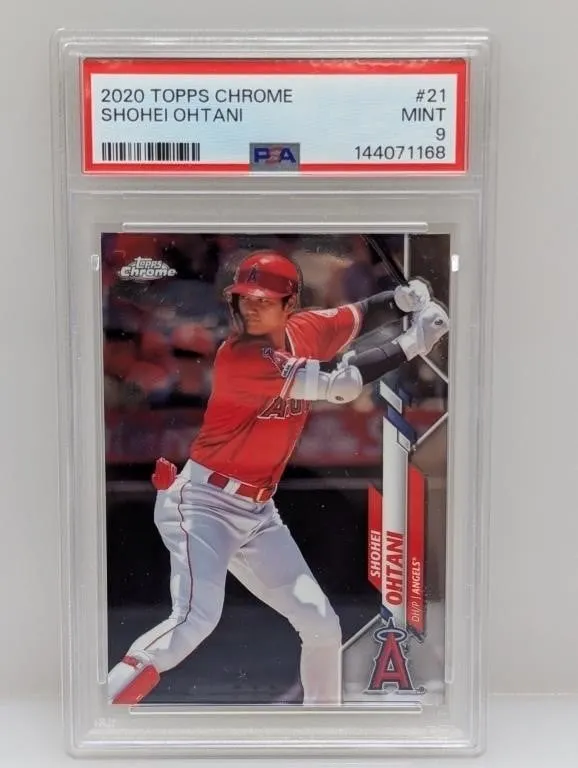 2020 Topps Chrome Shohei Ohtani PSA 9