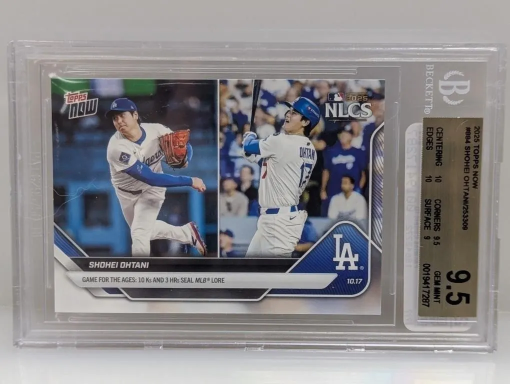 2025 Topps Now Shohei Ohtani BGS 9.5