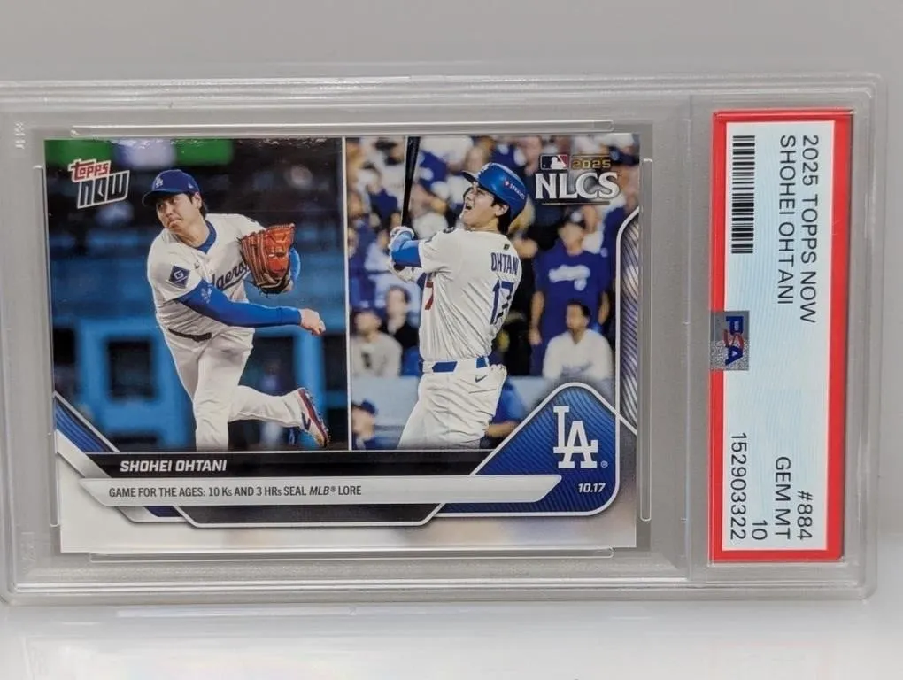 2025 Topps Now Shohei Ohtani PSA 10