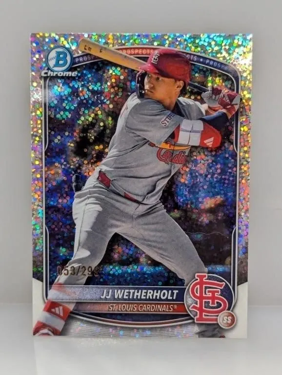 2025 Bowman Ch Prosp Wetherholt Silver Sparkle/299