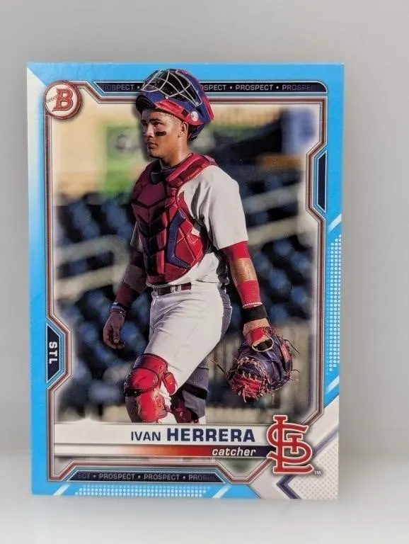 2021 Bowman Draft Blue Ivan Herrera SP 177/499 #94