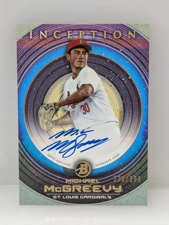 2022 Bowman Inception Michael McGreevy Auto /399