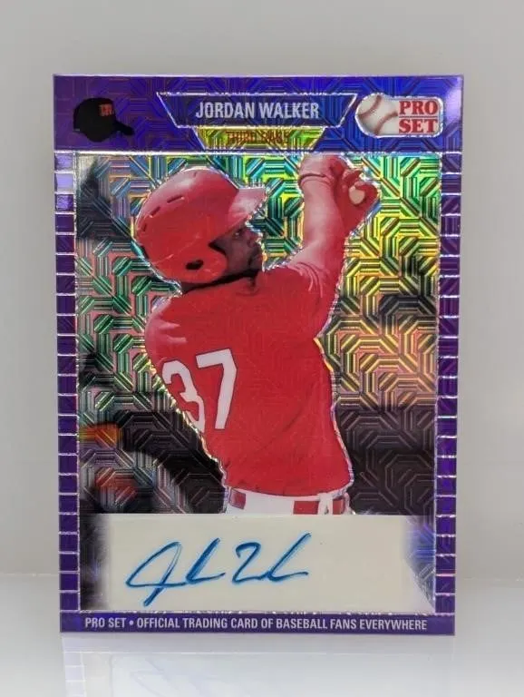 2021 Pro Set Purple Mojo Walker Auto SP 9/10 #1