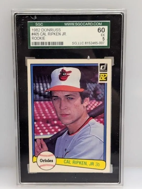 1982 Donruss Cal Ripken Jr Rookie SGC 5 EX #405