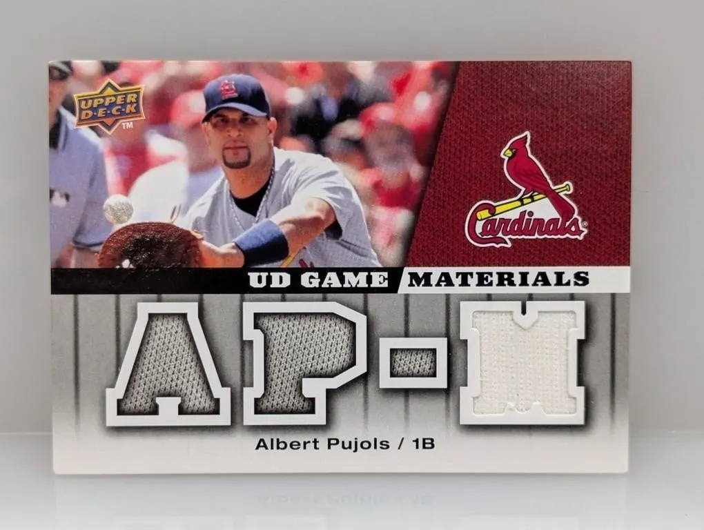 2009 Upper Deck Albert Pujols Game Used