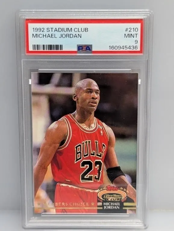 1992 SC Michael Jordan Members Choice PSA 9 MINT
