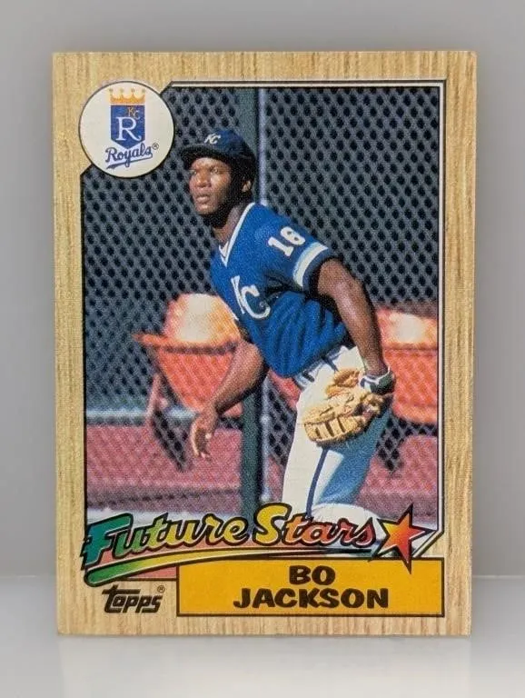 1987 Topps Bo Jackson RC Future Stars�Stain