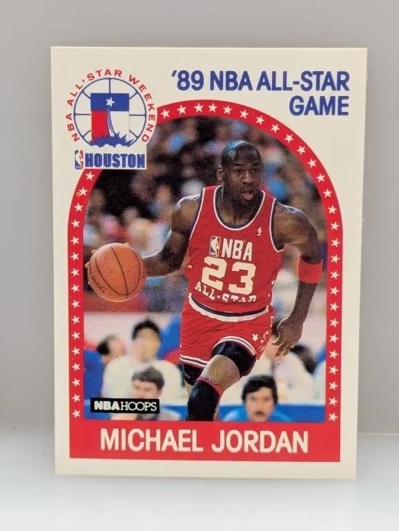 1989 Hoops Michael Jordan NBA all-star #21