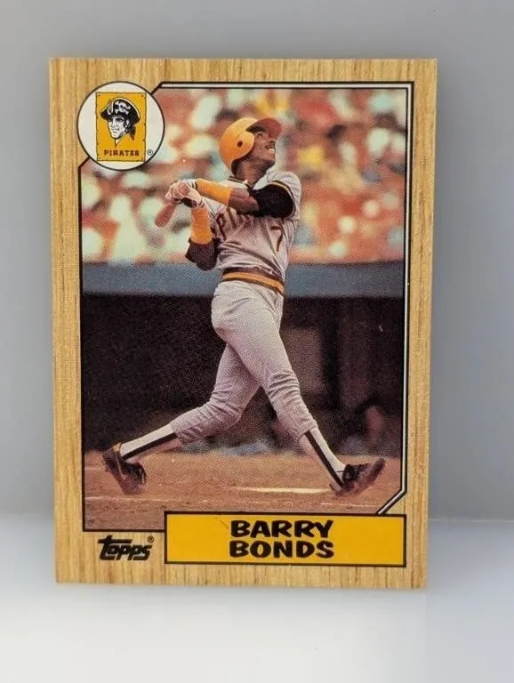 1987 Topps #320 Barry Bonds Rookie Pirates Indent