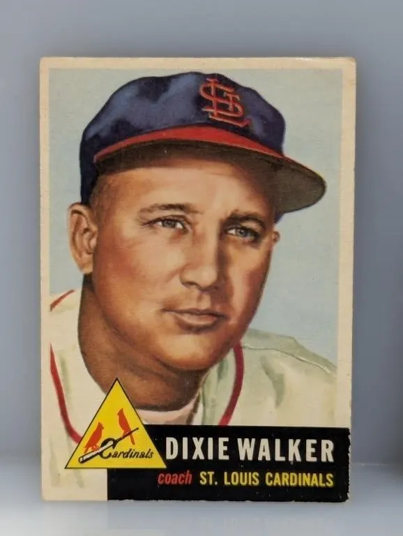 1953 Topps Semi Hi #190 Dixie Walker Cardinals W