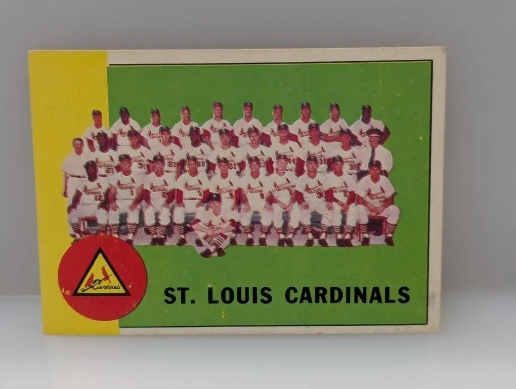 1963 Topps High #'s #524 St Louis Cardinals Team
