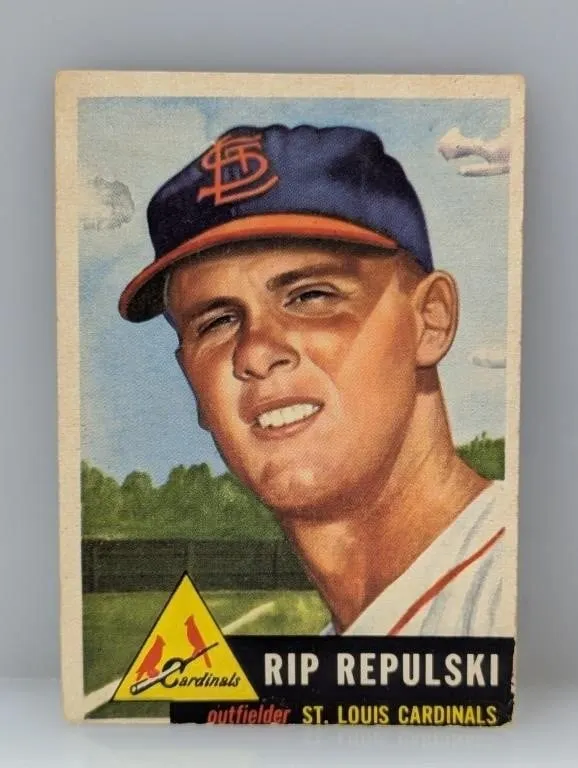 1953 Topps Semi Hi #172 Rip Rebulski Cardinals S