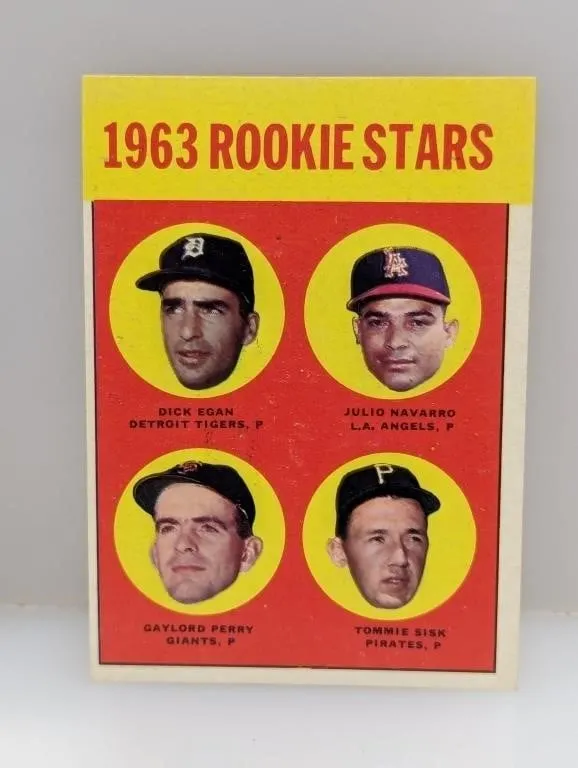 1963 Topps #169 Gaylord Perry Rookie HOF Giants