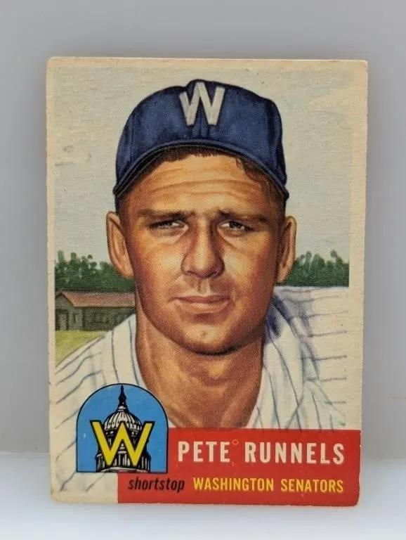 1953 Topps Semi Hi #219 Pete Runnels Senators S