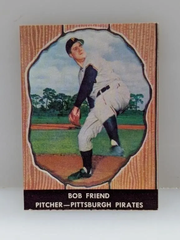 1958 Hires Root Beer Bob Friend Pirates Pitcher