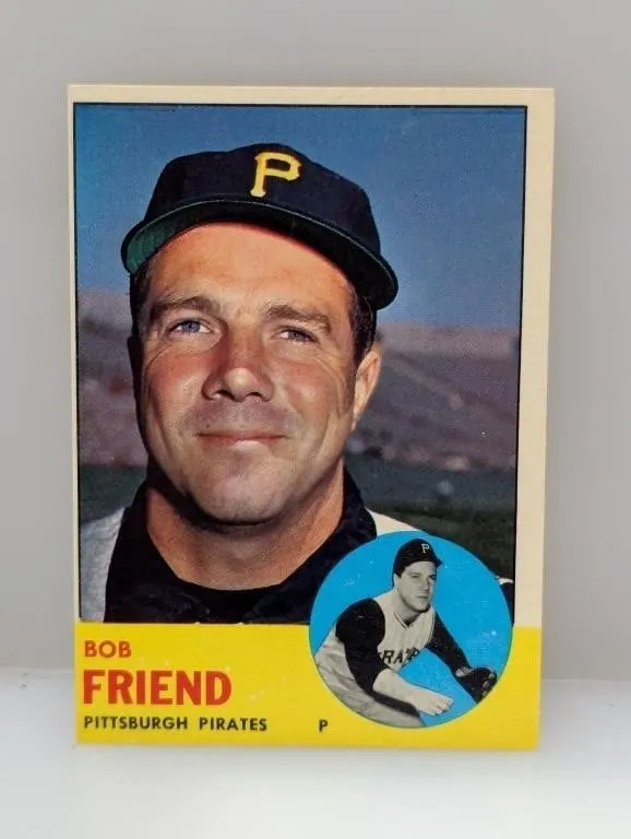 1963 Topps 5th Series #450 Bob Friend Pirates