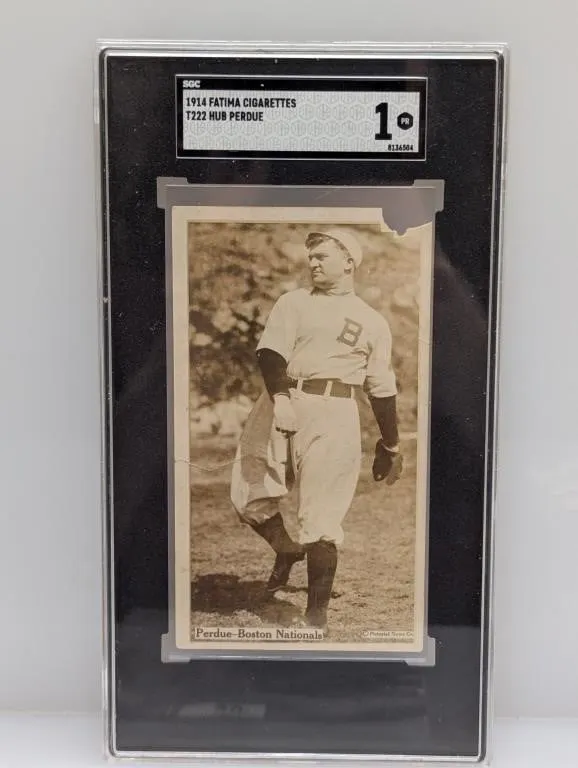 1914 Fatima Cigarettes T222 Hub Perdue SGC 1