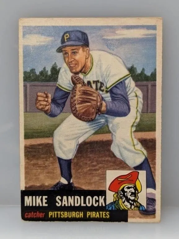 1953 Topps Hi #247 - Mike Sandlocl "Pirates"