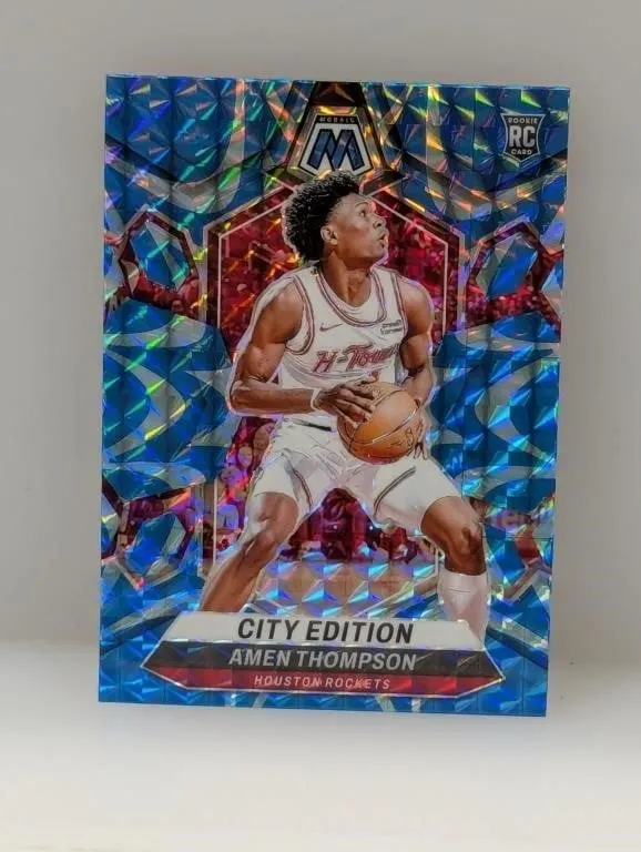 2023-2024 Mosaic Blue Prizm Amen Thompson RC #281